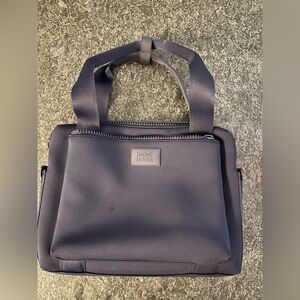 Dagne Dover Navy Blue Laptop Bag with Minimalist Design